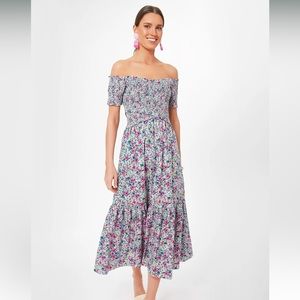 Pomander Place Floral Smocked Talia Dress
